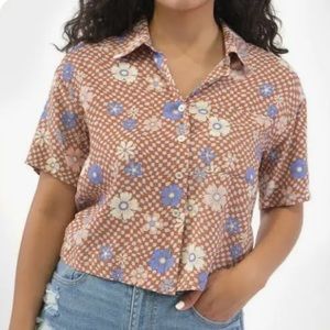 Self Esteem Clothing James Boxy Cropped Shirt